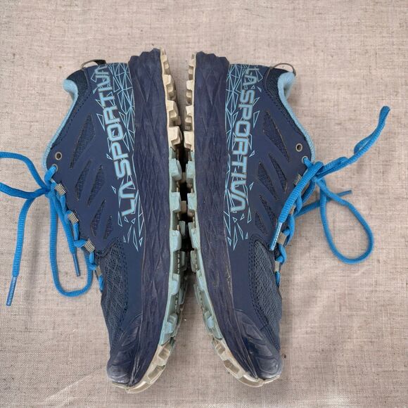 La Sportiva Lycan II Trail Shoes Blue Mesh Lace Up Running Sneaker Women's‎ 7.5 - Picture 11 of 11